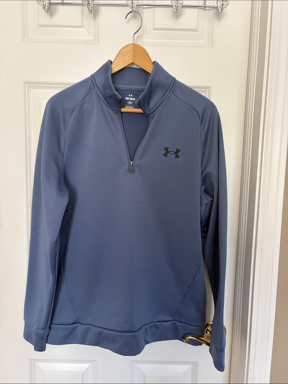 Under Armour Men's Half-Zip Performance Jacket - Slate Blue